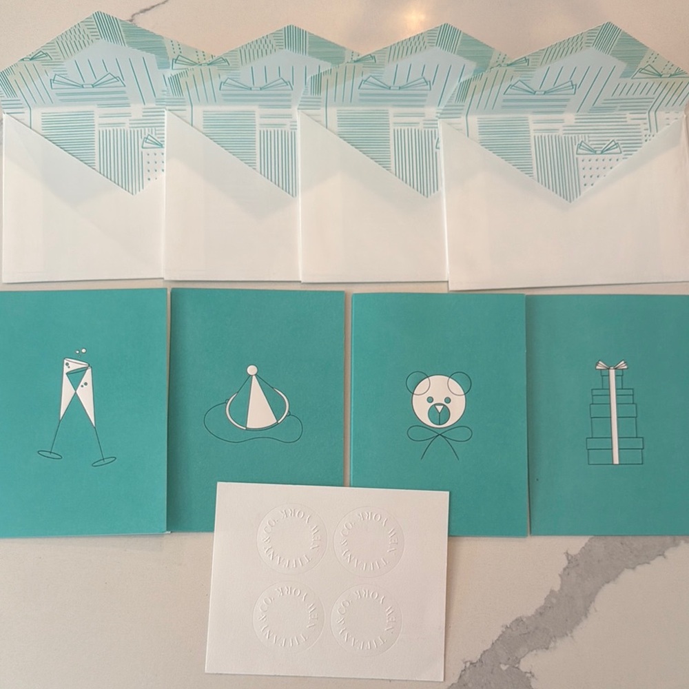 Tiffany & Co. Mini Holiday Cards Set Collection - Set of R Assorted Designs